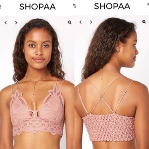 Free People Adelle Bralette sz Large Ballet